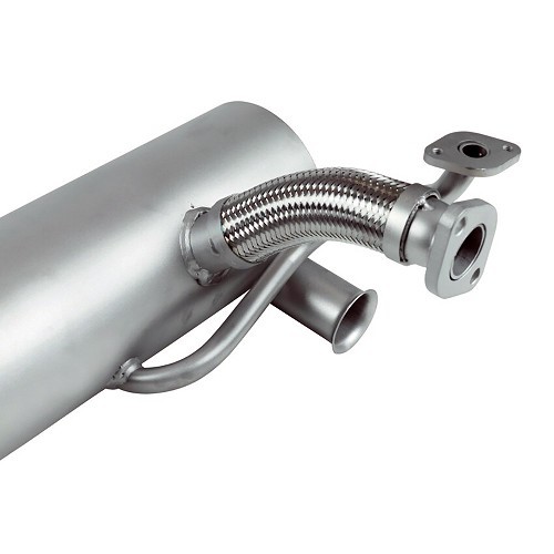 SEBRING-style sandblasted stainless steel Sport exhaust system for Volkswagen Beetle  - VC20503