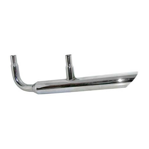 "Zoomie" chrome-plated side pipe exhaust outlet for Volkswagen Beetle - VC20600