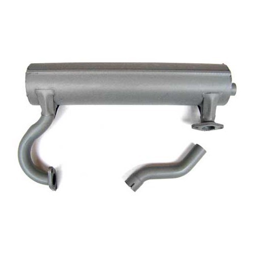 Complete exhaust kit for VW 181 without heater unit - VC25181