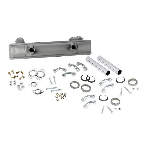  Kit de escape OEM completo para Volkswagen Carocha 1300, 1500, 1600 65-&gt; - VC25305 