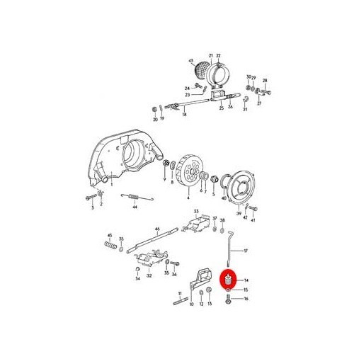  Calorstat 65-70°C su motore Tipo 1 per Volkswagen Cox e Combi - VC26400M-2 