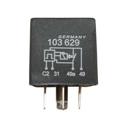 12 volt 4-pin direction indicator light relay (with Warning) for towing