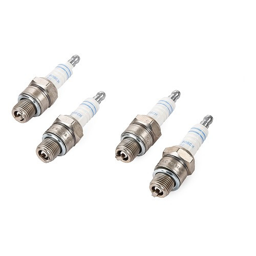  4 BOSCH W8AC spark plugs for Volkswagen Cox, Combi, 181, Karmann and Buggy - VC32100Q 