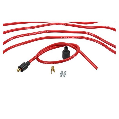 Ontstekingsbundel TAYLOR, rood silicone, voor motor type 1 - VC32300R