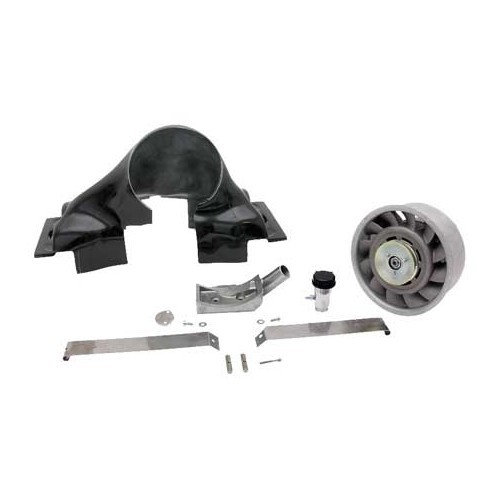 Kit turbina PORSCHE su motore Tipo 1 - CSP - Nero epossidico - VC32710KIT