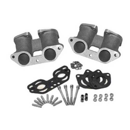  CSP inlaatbuizen voor 40 mm IDF carburateurs op Type 4 met 3 gaten - set van 2 - VC40403 