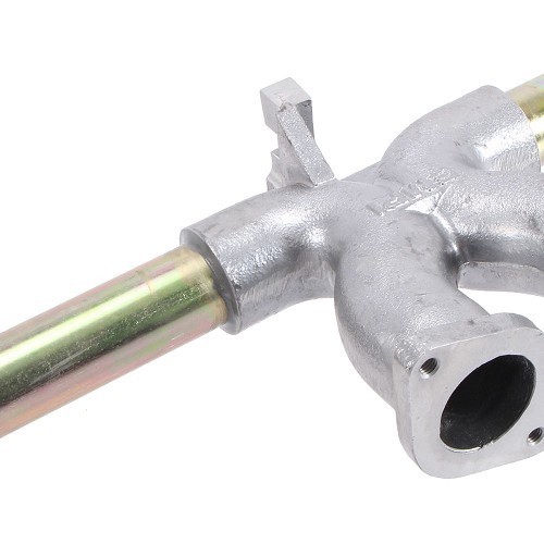 Aluminium toevoerleiding voor 1 centrale carburateur IDF / DRLA op motor type 1 - VC40600