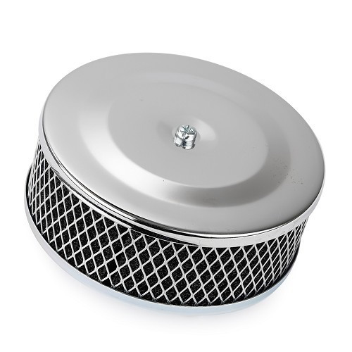  Chrome air filter "camembert" on Solex carburetor to Beetle & Kombi - VC45004 