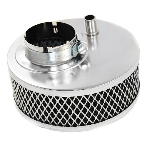  Performances "GREEN" chromed air filter on Solex carburetor for Volkswagen Beetle  - VC45202-1 