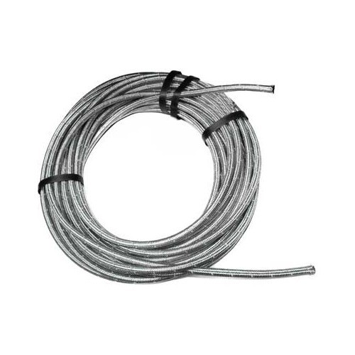 4.5 mm reinforced metal braided petrol hose - by the metre - VC45507