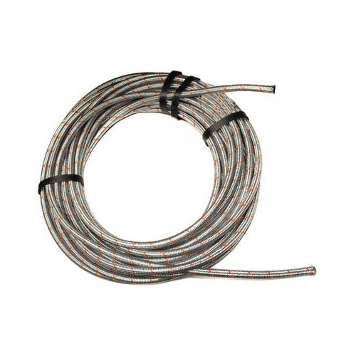 4.5 mm reinforced metal braided petrol hose - by the metre - VC45507