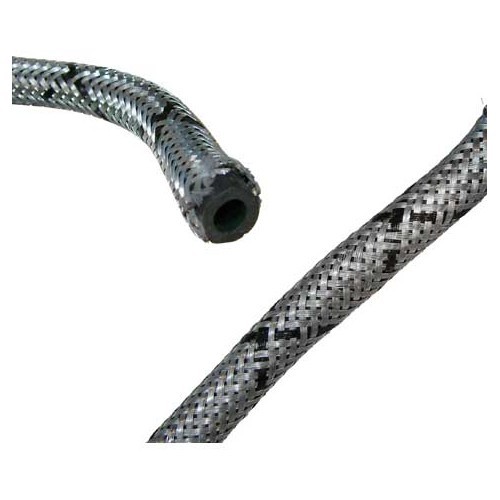 4.5 mm reinforced metal braided petrol hose - by the metre - VC45507