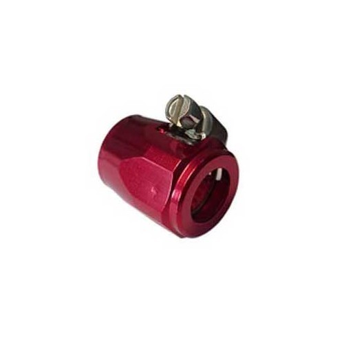 Tappo rosso anodizzato per tubo benzina esterno da 10-12 mm