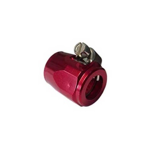 Ghiera anodizzata rossa per tubo flessibile carburante 13-16mm