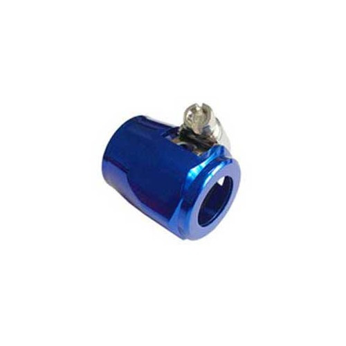 Anodized blue hose clamp 18-21mm