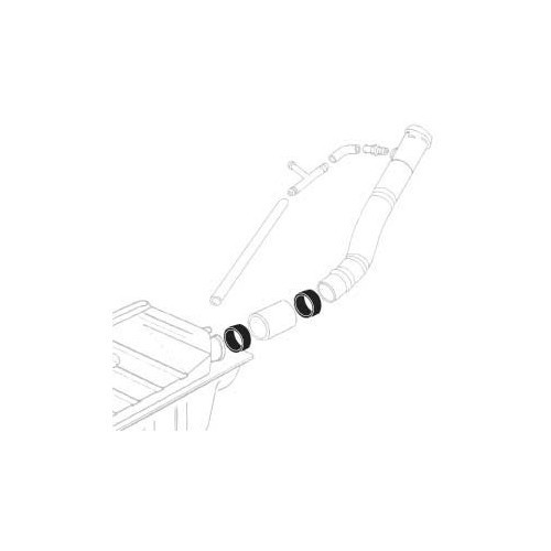 Joint de remplissage d'essence pour Volkswagen Coccinelle & Type 3 68-> - VC47116