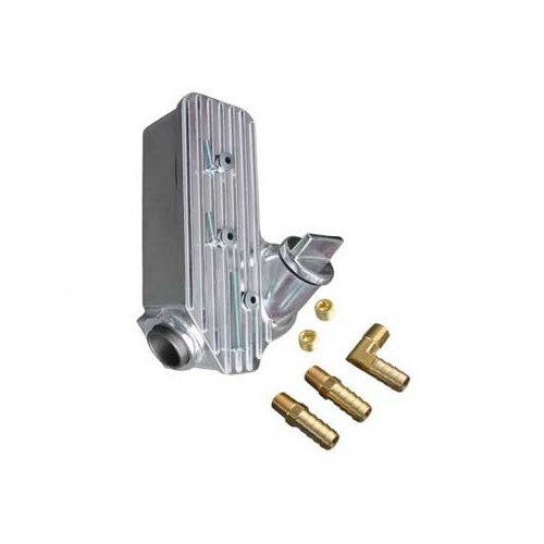 Caixa de respirador em alumínio CB Perf para purga do motor Tipo 1 - VC50712