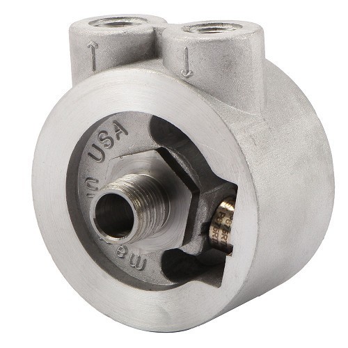 Sandwich adaptor with inlet/outlet for oil circuit - VC51602