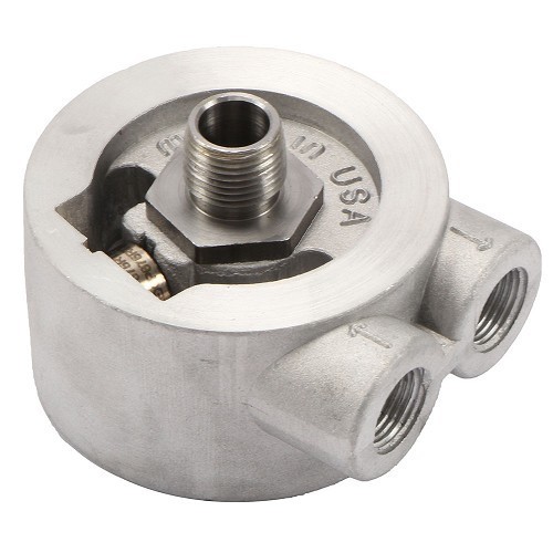 Sandwich adaptor with inlet/outlet for oil circuit - VC51602