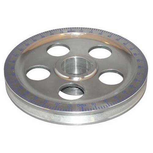  Alu crankshaft pulley blue graduated for Type 1 engine - VC60006B 