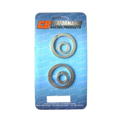Set of pulley alignment washers