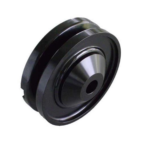  Aluminum billet alternator pulley, black - VC60030 