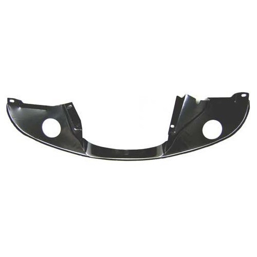 Black crescent-shaped steel sheet on exhaust with heating, without heater for Volkswagen Beetle& Combi - VC60109N