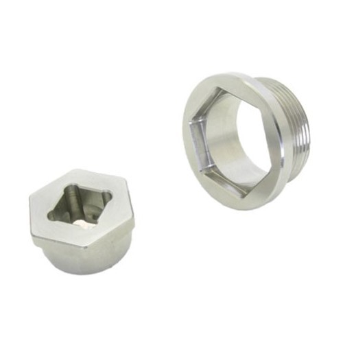  Écrou creux + outil carré de fixation pour remplissage d'huile - VC60815 