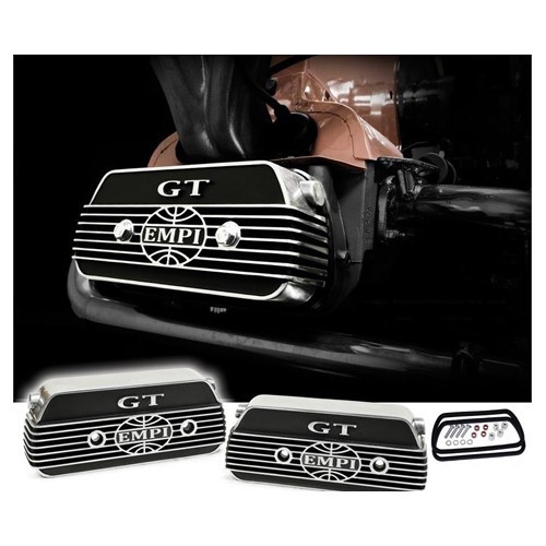 2 EMPI GT screwed rocker covers in aluminium for Type 1 engines - VC60905
