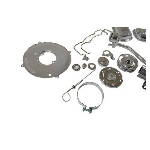  Kit Chromes Luxe moteur type 1 pour Volkswagen Coccinelle & Combi - VC61800-2 