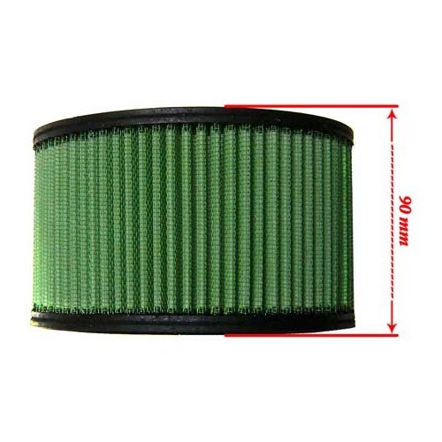 1 GREEN impregnated cotton air filter for EMPI/KADRON carburettor - VC70305