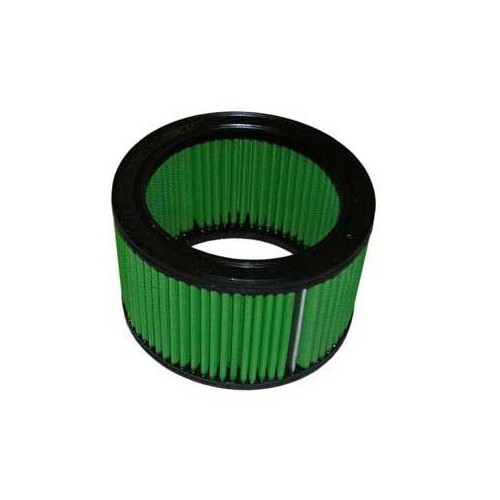 1 GREEN impregnated cotton air filter for EMPI/KADRON carburettor