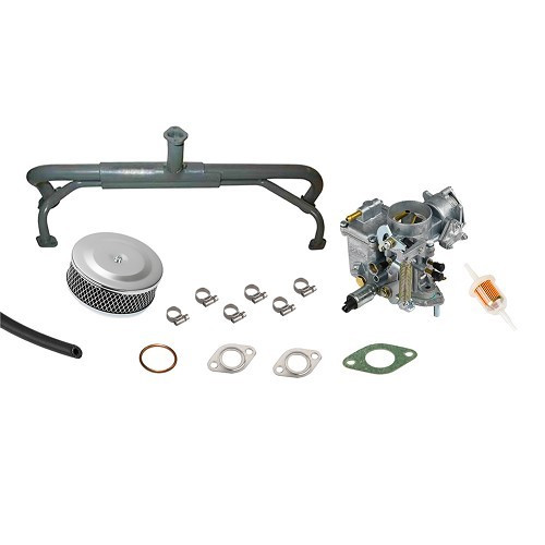  Vergaser-Kit 30/31 PICT / Einzelansaugrohr für Volkswagen Beetle, Karmann-Ghia und Kombi - VC70526 