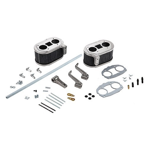 Kit completo de 2 carburadores de corpo duplo WEBER 40 IDF para Volkswagen - VC73220