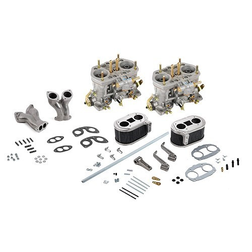  Kit completo de 2 carburadores de corpo duplo WEBER 40 IDF para Volkswagen - VC73220 