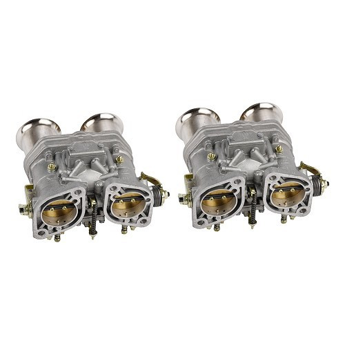 Complete kit of 2 WEBER 44 IDF double-body carburetors for Volkswagen - VC73222