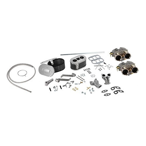  Kit completo de 2 carburadores de corpo duplo WEBER 44 IDF para Volkswagen - VC73222 