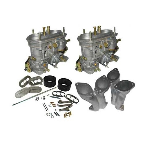  Kit complet 2 Carburateurs double corps WEBER 48 IDF - VC73223 