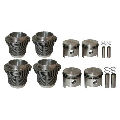  Kit cylindrée 1200 AA 87 mm pour Volkswagen Cox, Karmann & Combi ->69 - VD10104 