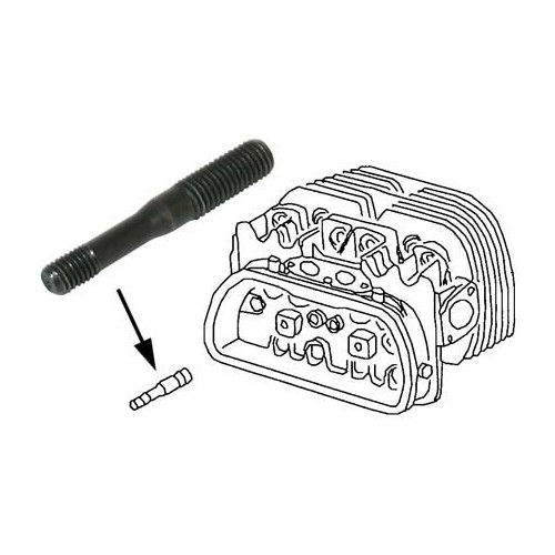 Vite passante di riparazione delle guide dei bilancieri su otturatore per motore 1200 / 1500 61 ->64 - VD21805