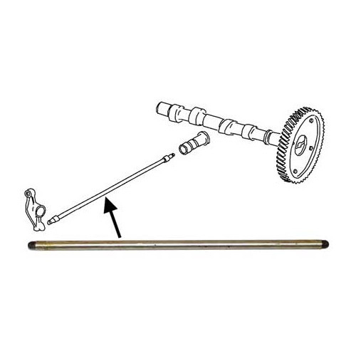 Tige culbuteur type origine pour Volkswagen Coccinelle & Combi 1300, 1500, 1600