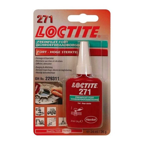  LOCTITE 271 Frenafiletti per impieghi gravosi - flacone - 24ml - VD71207 