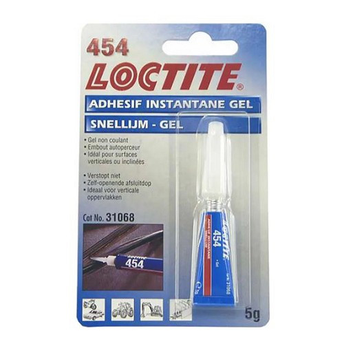  Colle instantanée LOCTITE 454 - tube - 5g - VD71211 