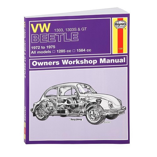  Revue technique pour Volkswagen coccinelle 1303 - VF01804 