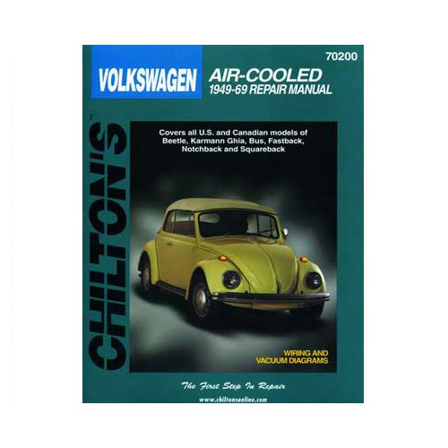  Technische Übersicht CHILTON USA für VW Aircooled von 49 bis 69 - VF01806 