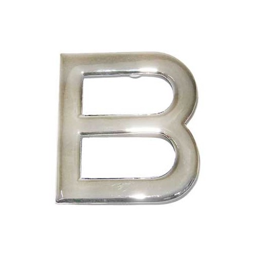  Sigla "B" cromado (Nickel) - VF03300 