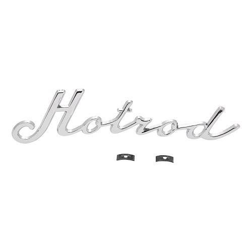  Chrome "HOT ROD" bodywork sign - VF03607 