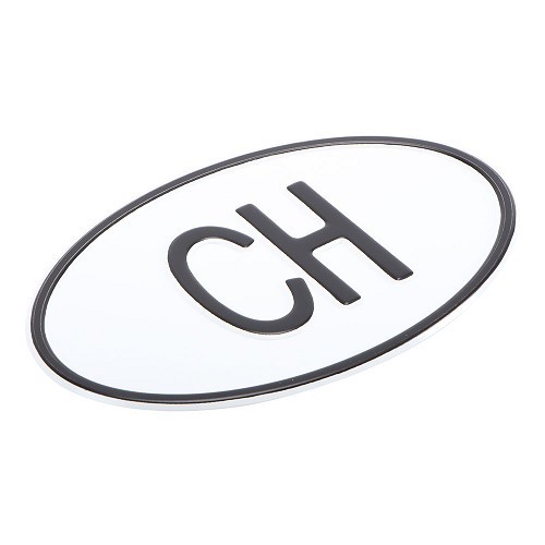 Plaque pays "CH" en métal - VF18000