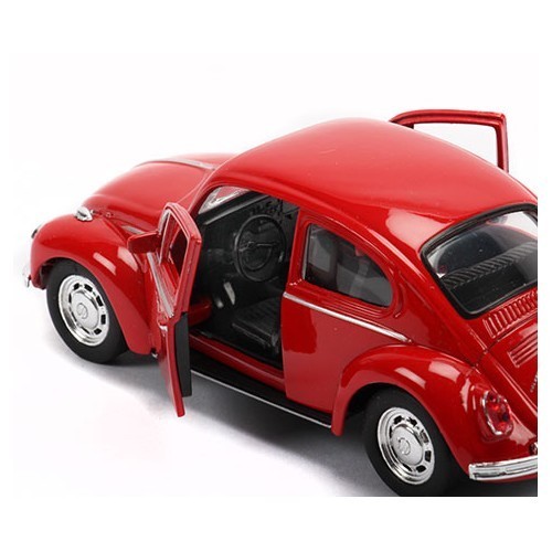 Miniature Red Beetle metal friction car - VF60001