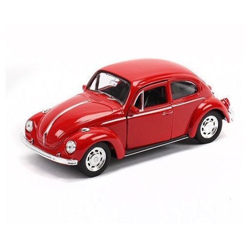  Miniatura de Carocha vermelho em metal, de fricção - VF60001 